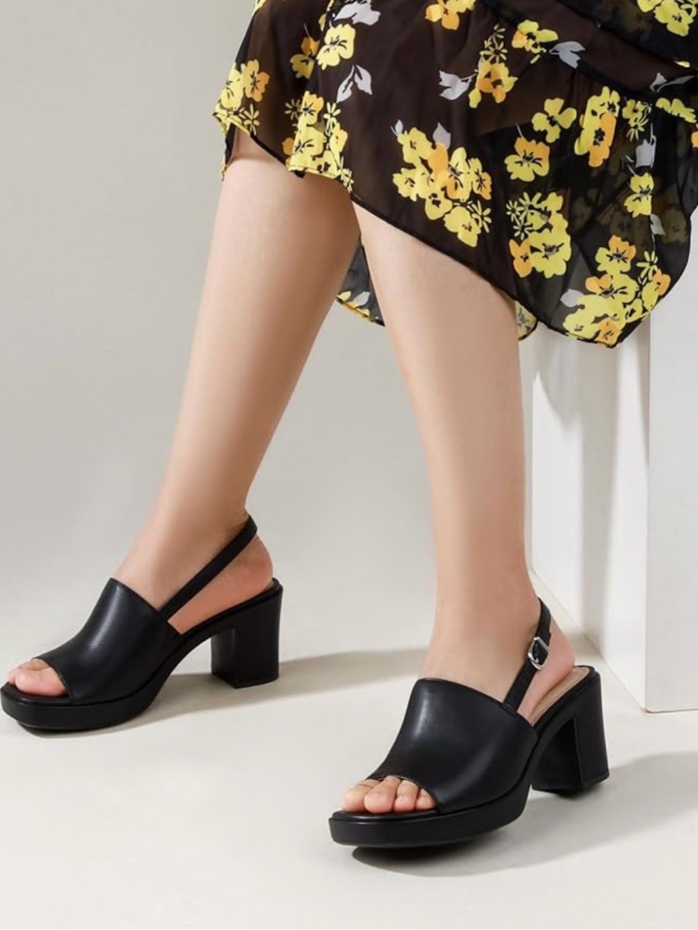 NWB Slingback Block Heels